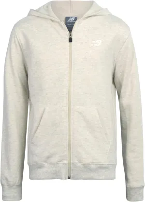 New Balance Girls' Active Sweatshirt - Zip-Up Fleece Hoodie Sweatshirt - Performance Activewear Sweatshirt for Girls (7-16)