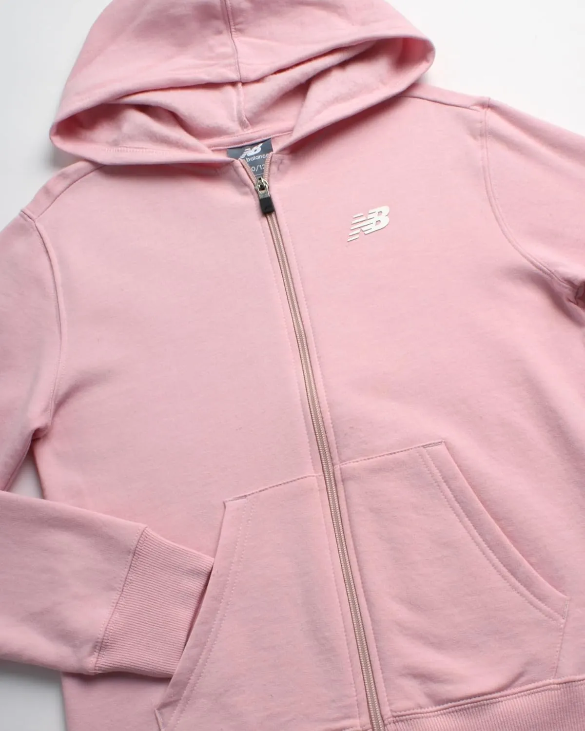 New Balance Girls' Active Sweatshirt - Zip-Up Fleece Hoodie Sweatshirt - Performance Activewear Sweatshirt for Girls (7-16)