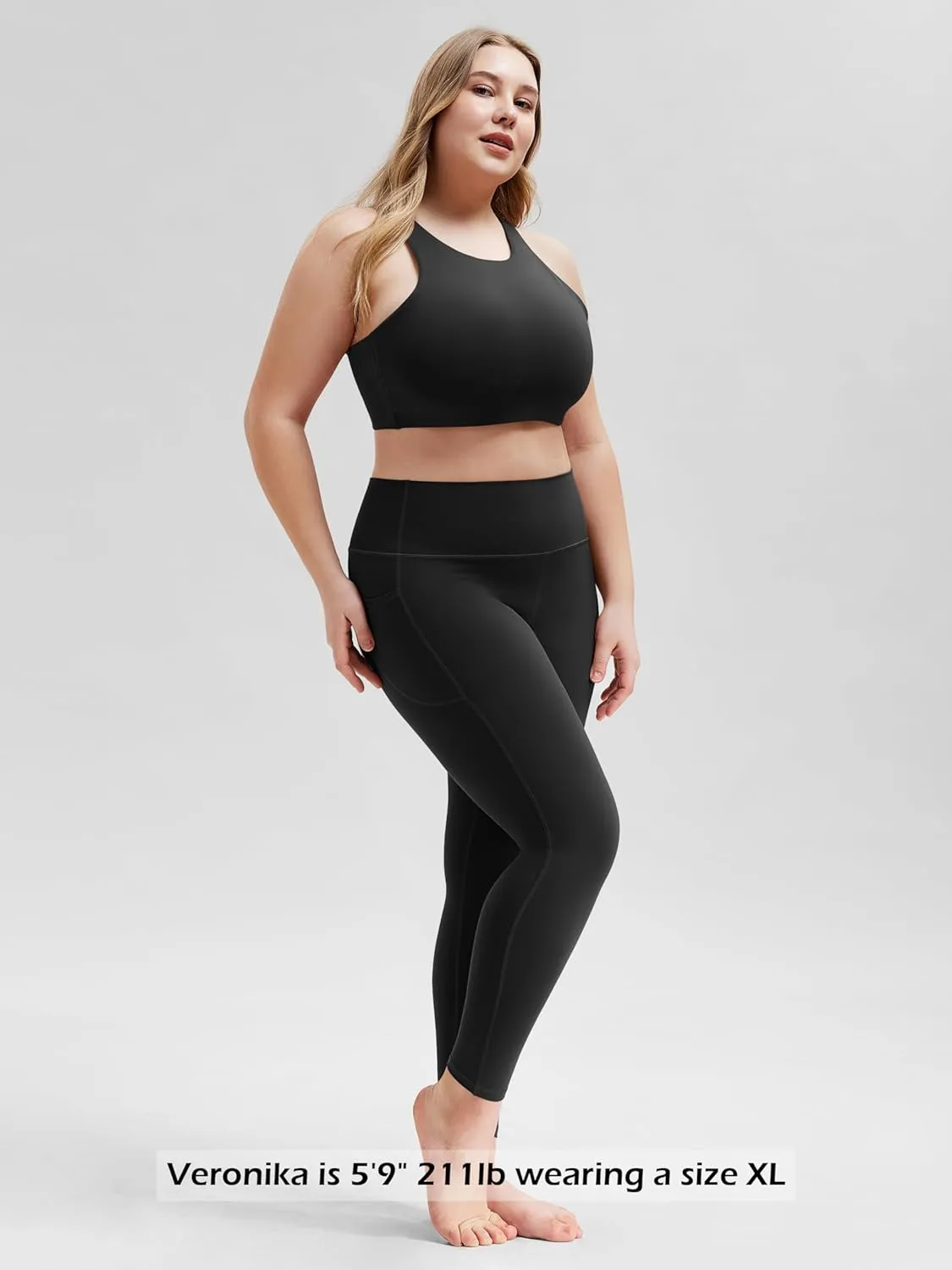 ODODOS 2-Pack Buttery Soft Lounge Yoga Leggings with Pockets for Women 23" / 25" / 28" High Waist Yoga Pants