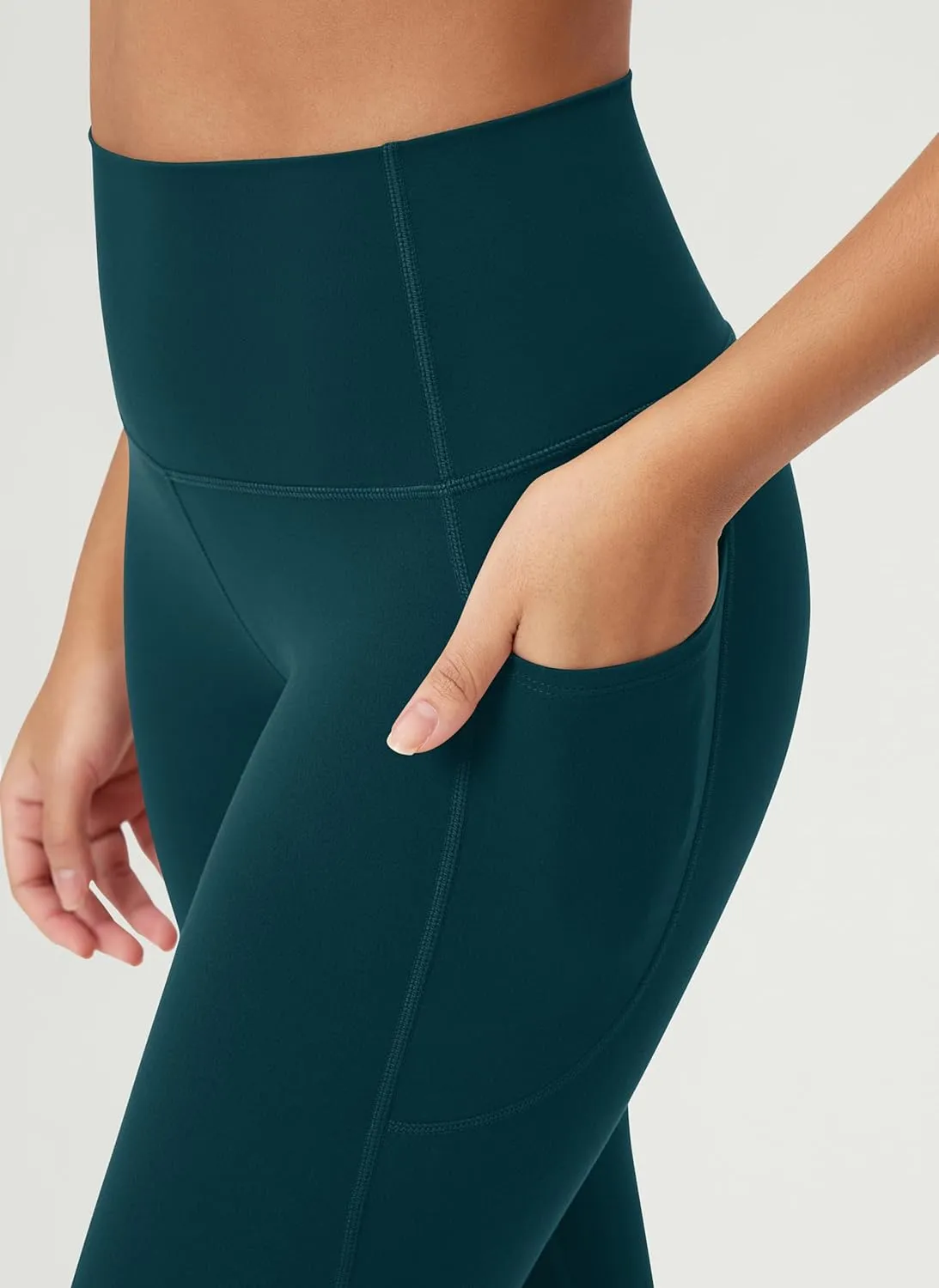 ODODOS 2-Pack Buttery Soft Lounge Yoga Leggings with Pockets for Women 23" / 25" / 28" High Waist Yoga Pants