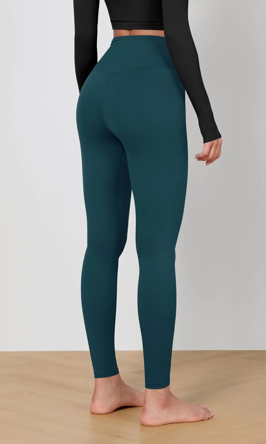 ODODOS Women's Buttery Soft Cross Waist Leggings, 25" / 28" Crossover Lounge Yoga Pants