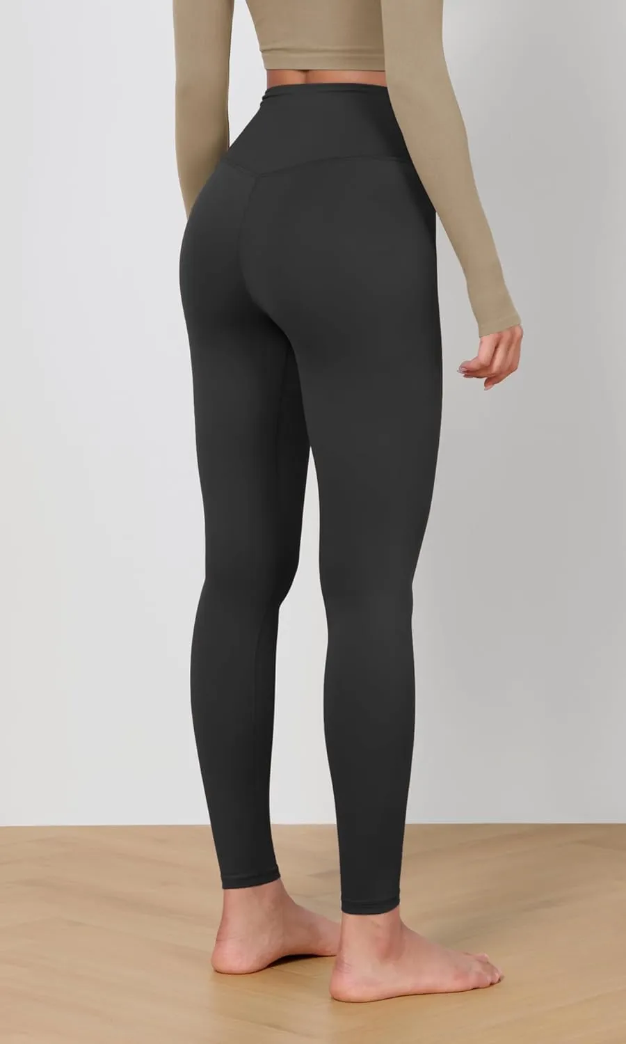 ODODOS Women's Buttery Soft Cross Waist Leggings, 25" / 28" Crossover Lounge Yoga Pants