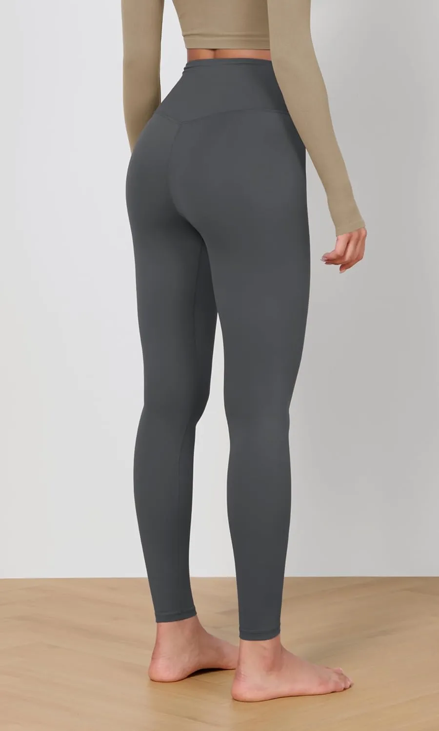 ODODOS Women's Buttery Soft Cross Waist Leggings, 25" / 28" Crossover Lounge Yoga Pants