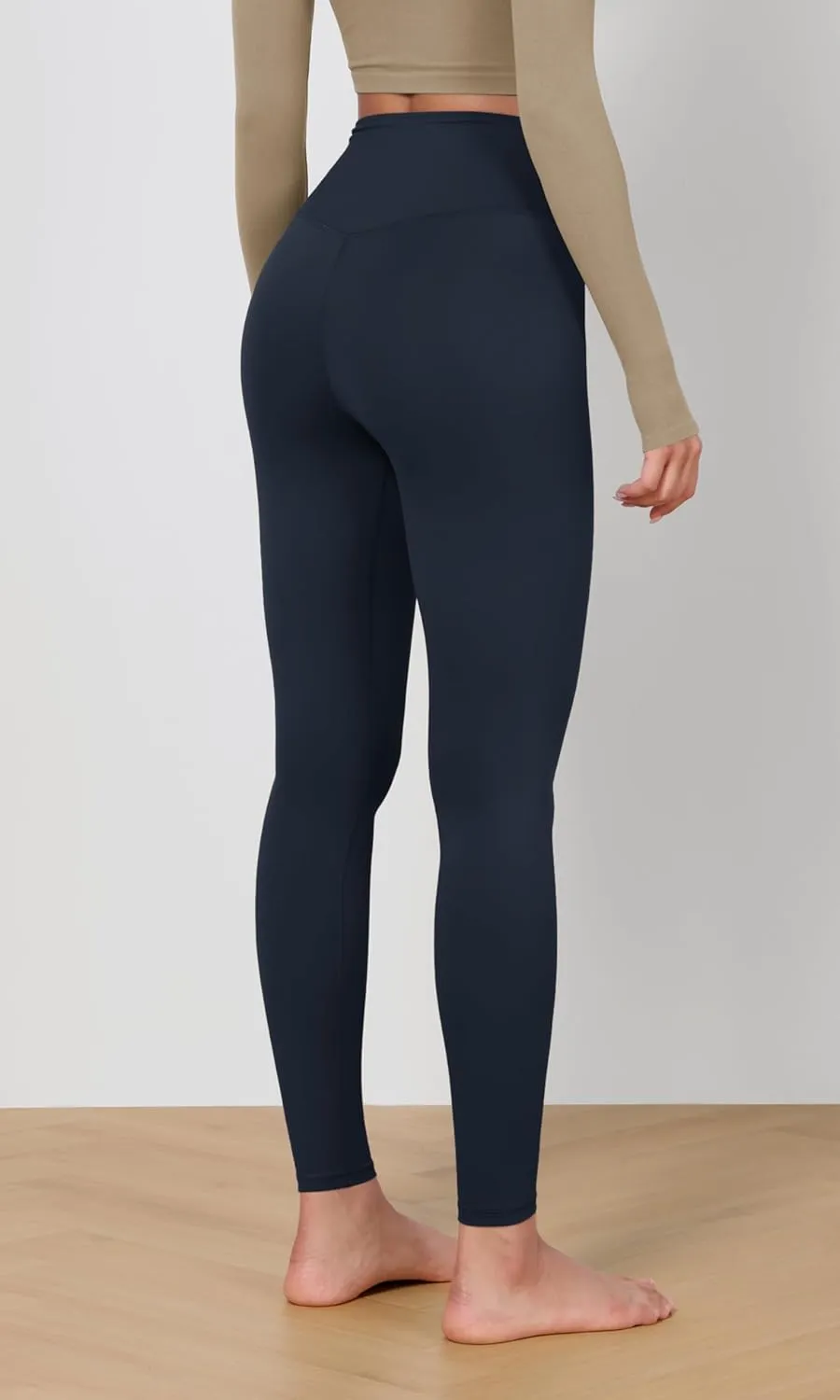 ODODOS Women's Buttery Soft Cross Waist Leggings, 25" / 28" Crossover Lounge Yoga Pants