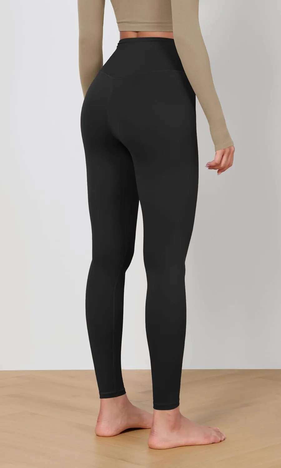 ODODOS Women's Buttery Soft Cross Waist Leggings, 25" / 28" Crossover Lounge Yoga Pants