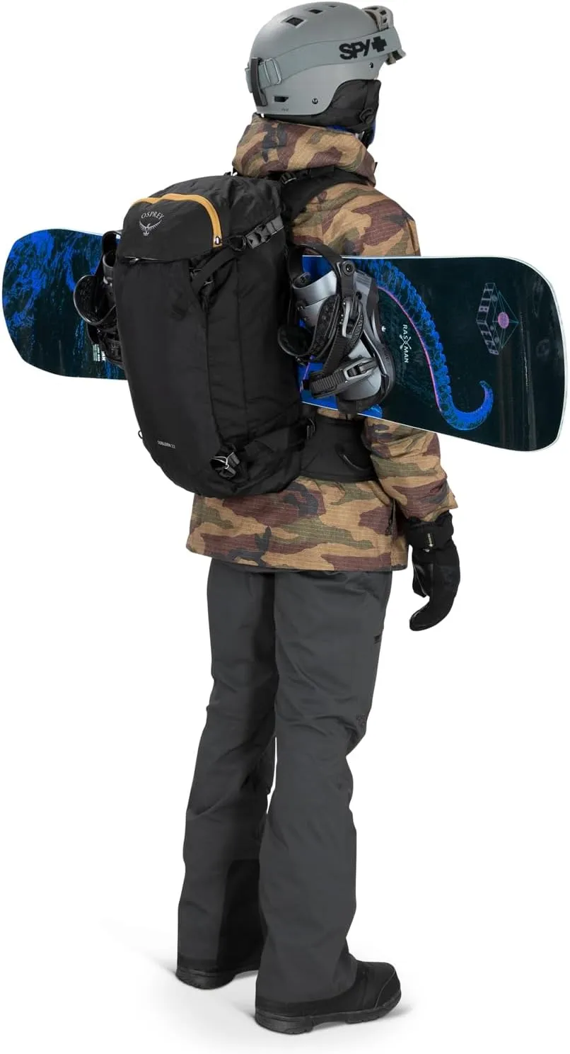 Osprey Soelden 32L Men's Ski and Snowboard Backpack, Artisan Yellow