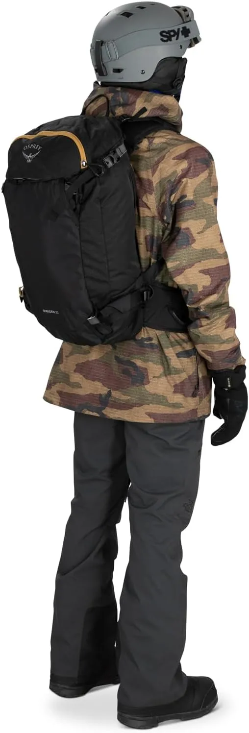 Osprey Soelden 32L Men's Ski and Snowboard Backpack, Artisan Yellow