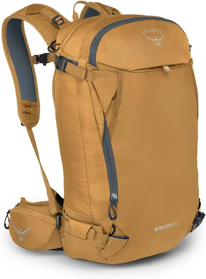 Osprey Soelden 32L Men's Ski and Snowboard Backpack, Artisan Yellow
