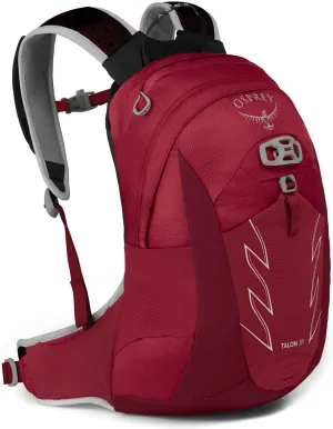 Osprey Talon Jr Boy's Hiking Backpack, Cosmic Red