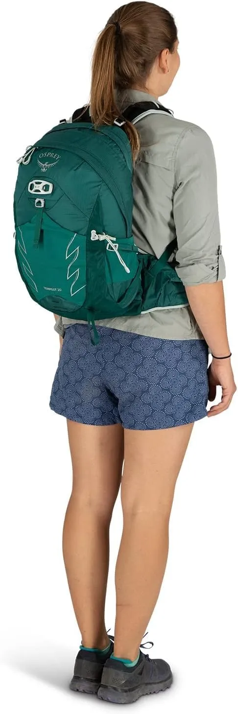 Osprey Tempest 20L Women's Hiking Backpack with Hipbelt, Jasper Green, WXS/S
