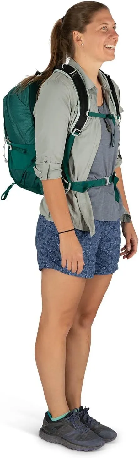 Osprey Tempest 20L Women's Hiking Backpack with Hipbelt, Jasper Green, WXS/S