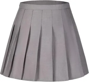 Pleated Skirts for Girls High Waisted School Uniform Skort with Undershorts Athletic Girls Tennis Skirt 2-14