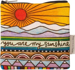 Primitives by Kathy Zipper Pouch, Multicolor, 7" x 6.50"