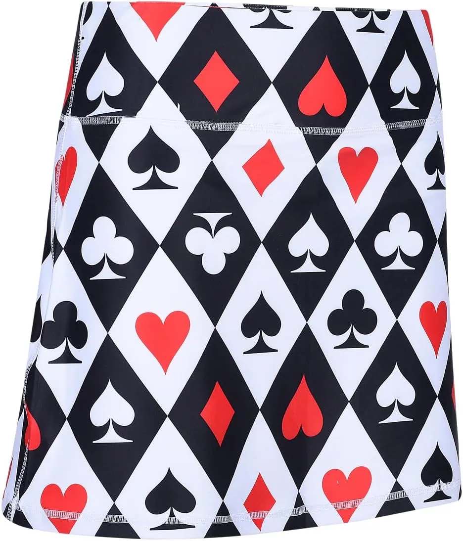 ReadyGOLF Casino Royale Ladies Active Skort