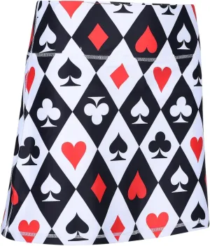 ReadyGOLF Casino Royale Ladies Active Skort