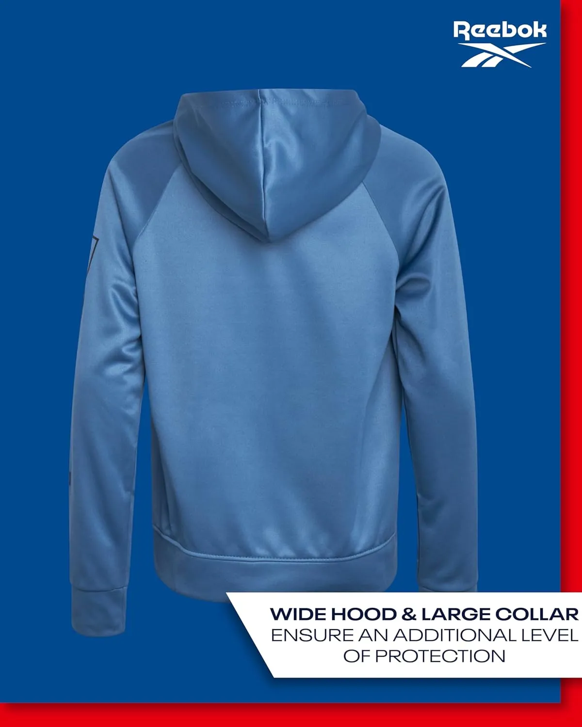 Reebok Boys Sweatshirt  Active Fleece Pullover Hoodie (Size: 4-20)