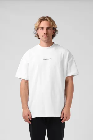 Sanded OS Tee - White