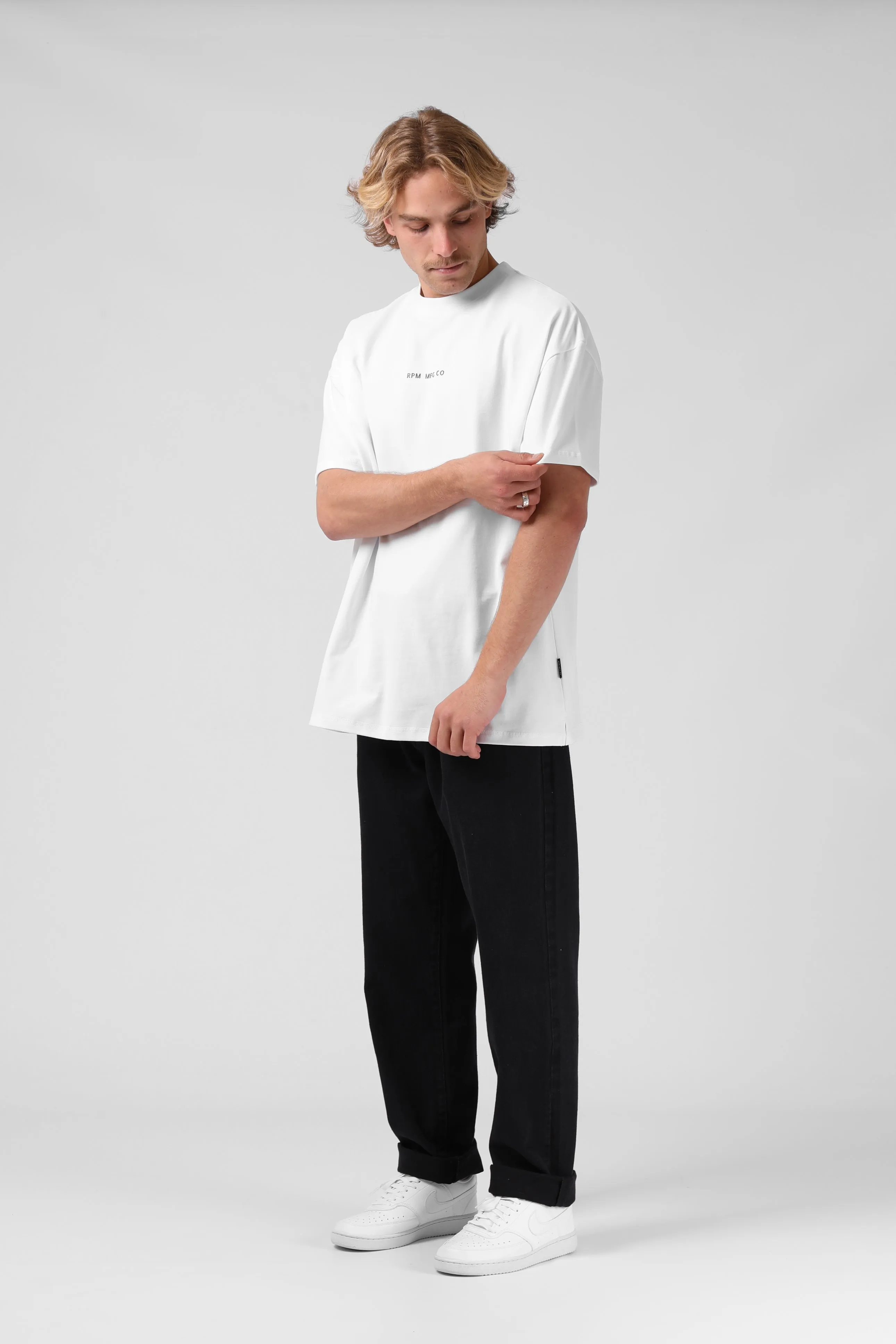 Sanded OS Tee - White