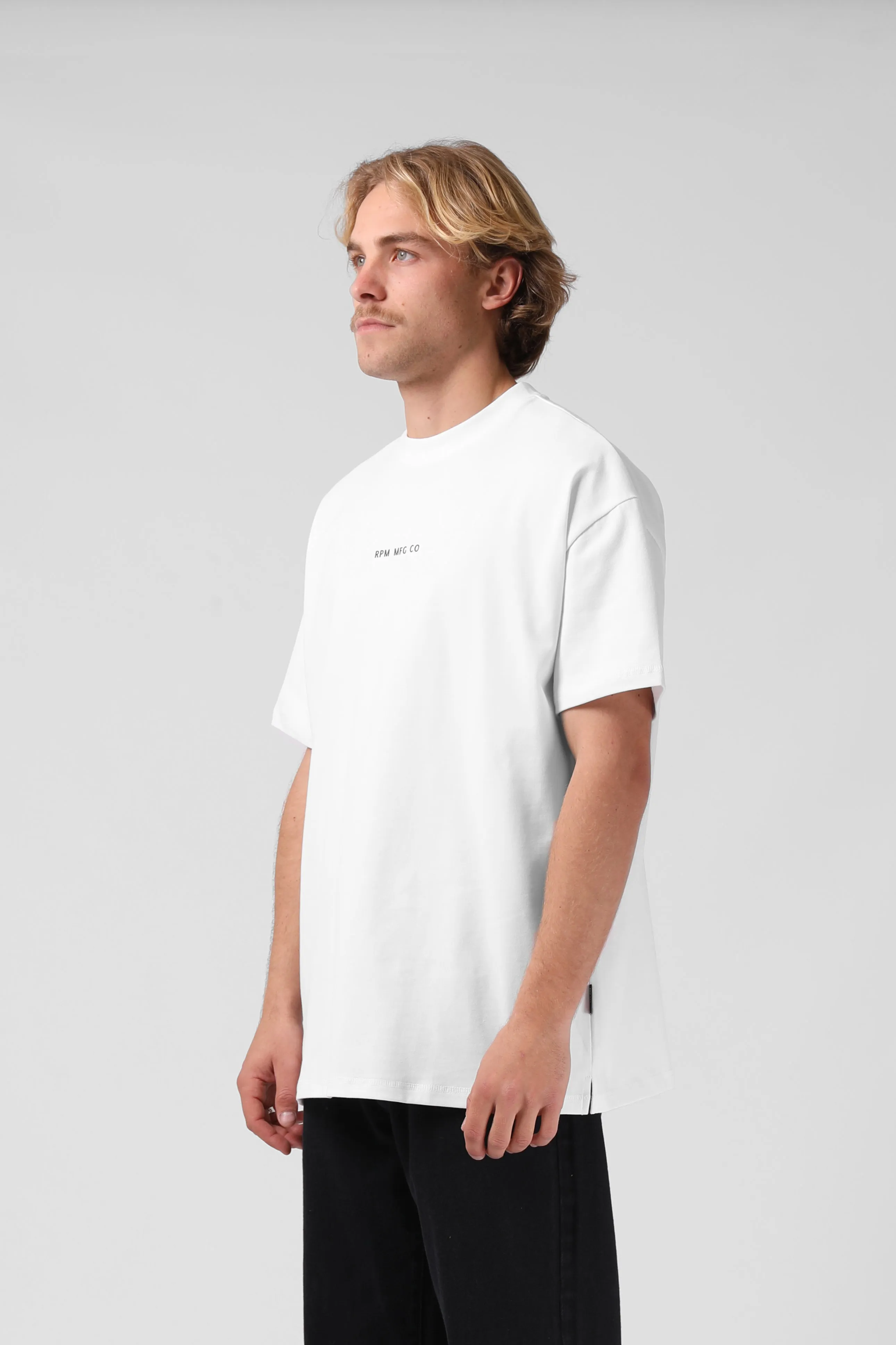 Sanded OS Tee - White