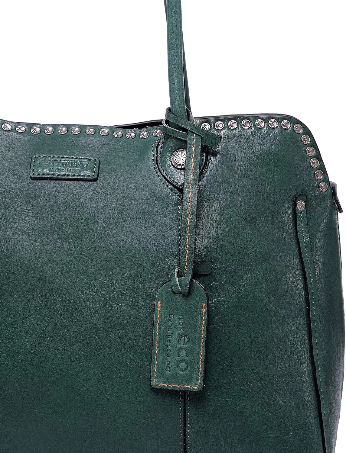Soul Stud Satchel Bag | Made with Genuine Leather | Perfect Everyday Handbag for Women, Casual and Office Wear