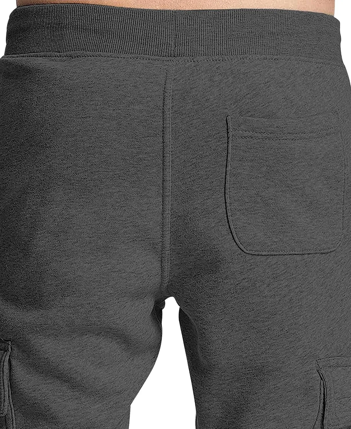Southpole Men's Active Fleece & Tech Woven Cargo Jogger Pants