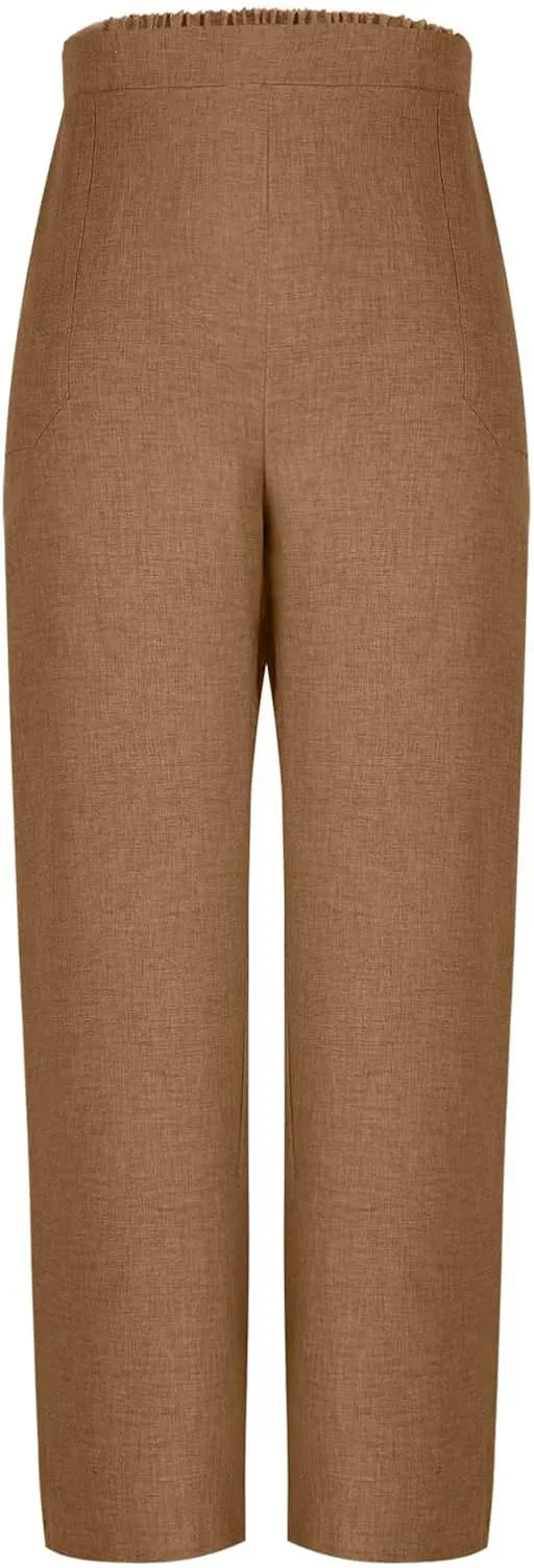 TARIENDY Plus Size Wide Leg Trousers for Women Womens high Waist Comfy Pants Lightweight Elastic Trousers Comfy Outfits