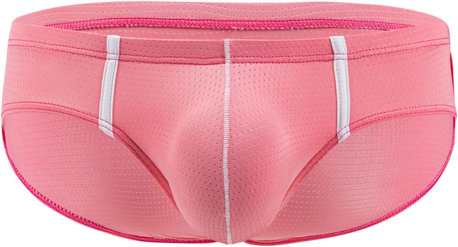 Thatrich Mens Bikini Briefs Underwear with Pouch Lightweight Slim Fit Athletic Shorts Lightweight Swim Trunks Underpants