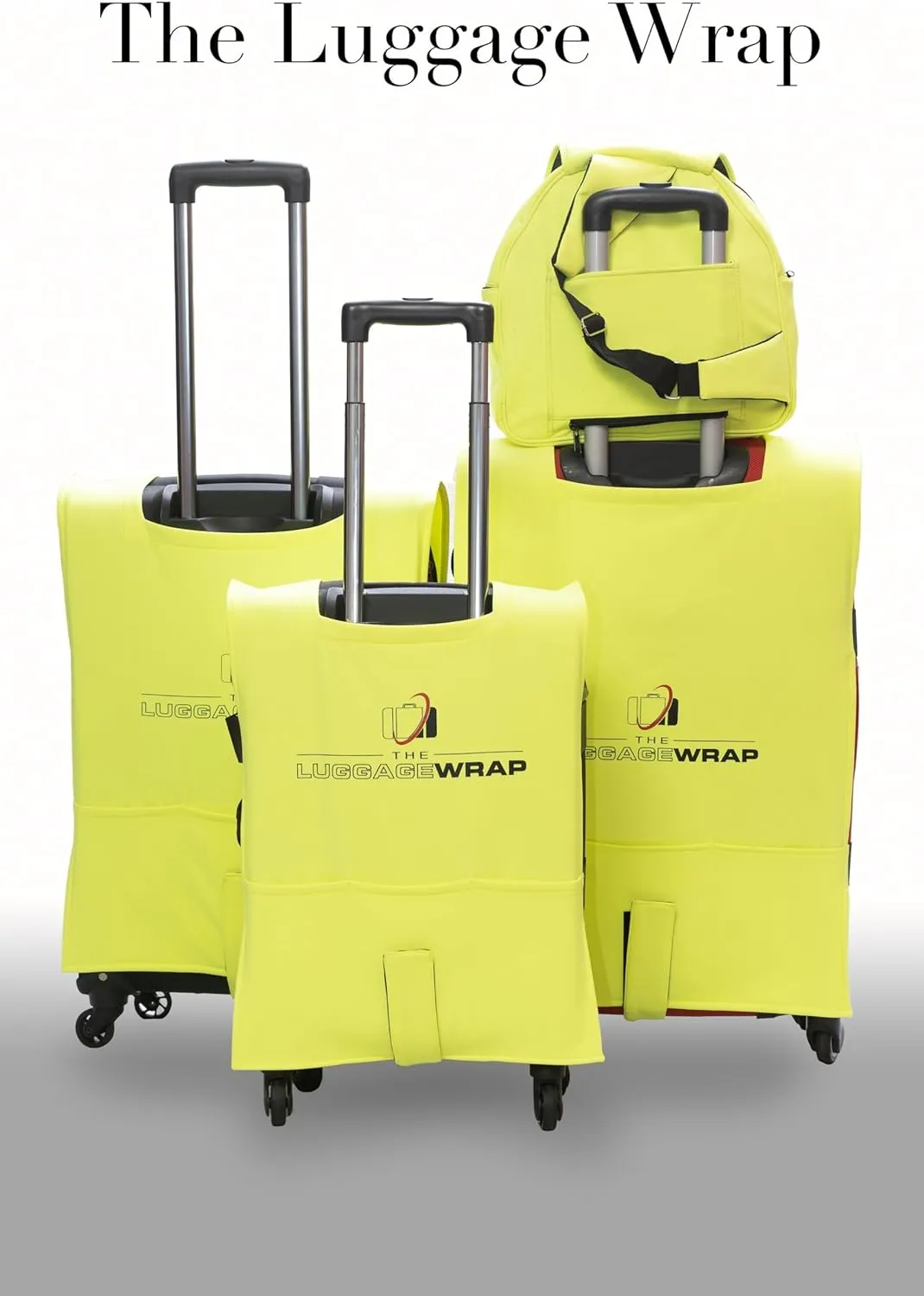 The Best TSA Luggage Protector Suitcase Cover (Neon Green, Medium)