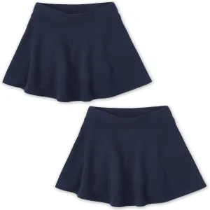 The Children's Place Girls' Active French Terry Skirt 2 Pack