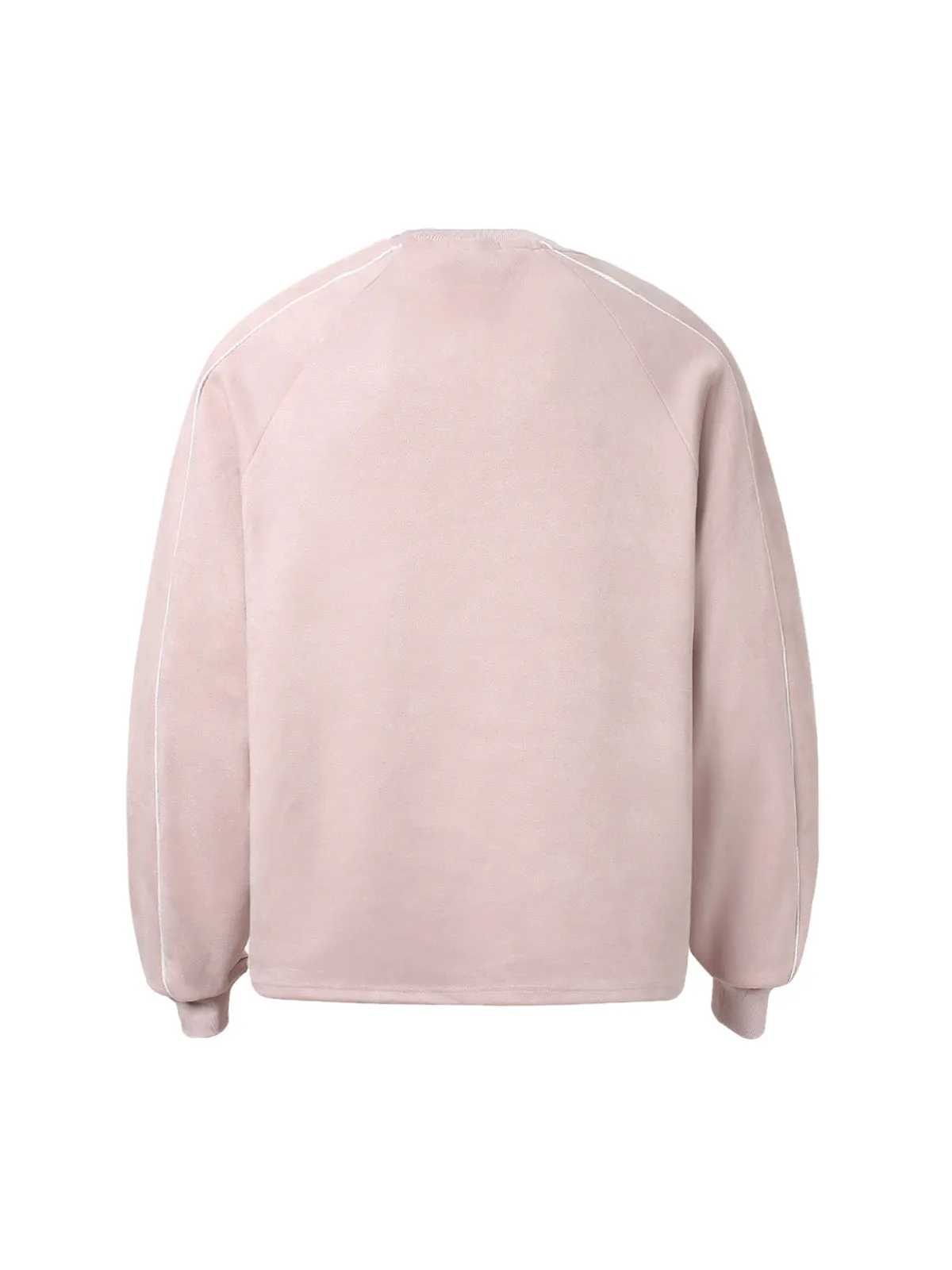 Thesupermade Contrast Color Stitching Long-sleeved T-shirt