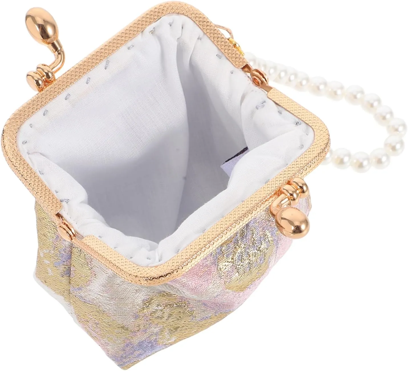 Traditional Fabric Purse Chinese Style Bag Stylish Detailing Daily Essentials Wallet