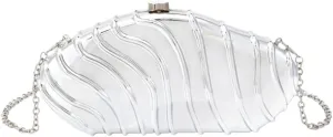 Unique Irregular Shell Acrylic Clutch Bag For Wedding And Evening Parties Shoulder Crossobdy Purse Party Handbag