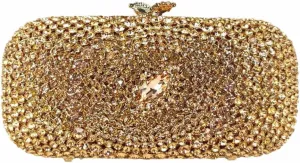 Unique Women Evil Eye Clutch Diamonds Purse Crystal Clutch Purse Rhinestone Evening Bag for Prom Wedding