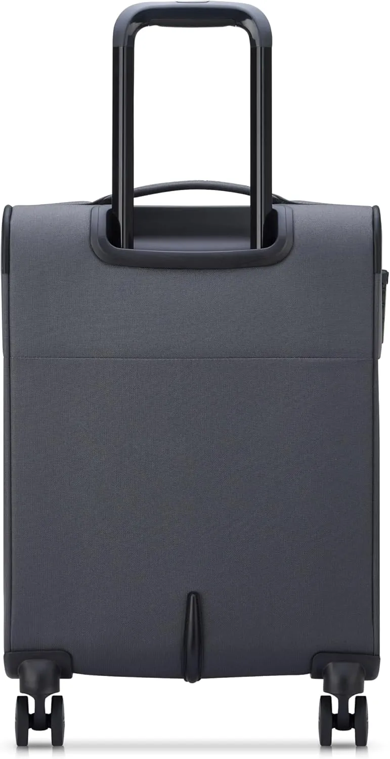 United Colors of Benetton Be Softside Expandable Luggage with Spinner Wheels, Anthracite, Carry-On 19 Inch