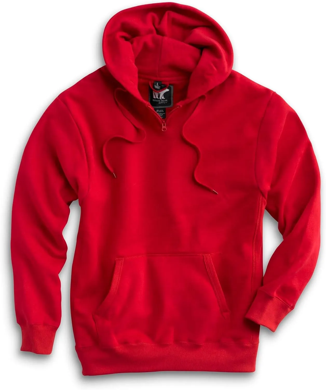 White Bear Clothing Co. Heavyweight Hoody Style 1000, Available in 18 Sizes: XXS-6XL, LT-6XT