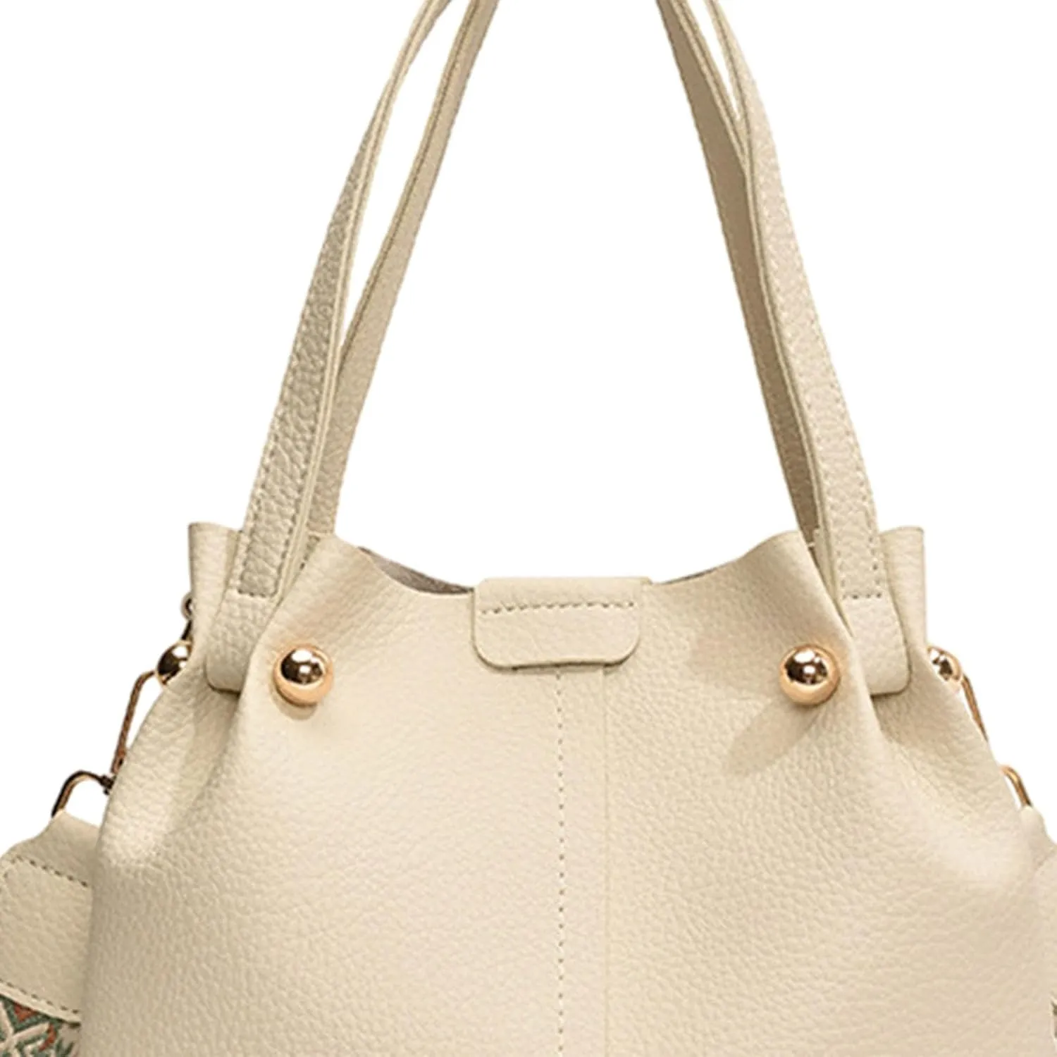 Women Bucket Bag with Adjustable Strap Stylish Ladies Commuting Crossbody Purse