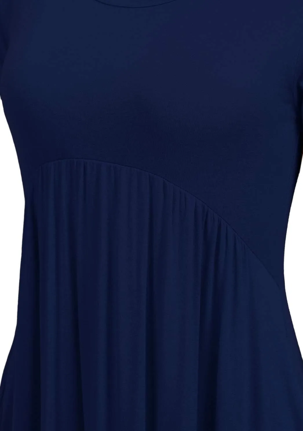Women Casual Loose Comfy Flowy T-Shirt Dress with Pockets