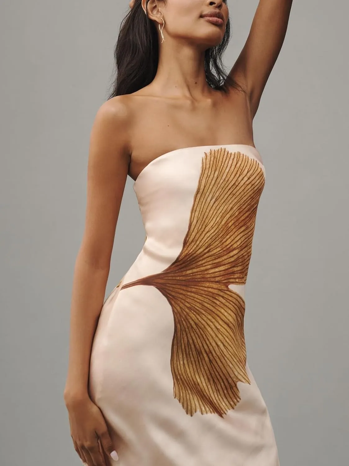 Women Floral Tube Strapless Maxi Dress Sexy Backless Bodycon Long Dress with Scarf Mesh Summer Cocktail Sundress
