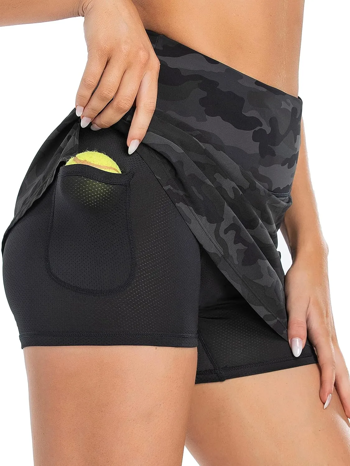 Women's Active Athletic Skirt Sports Golf Tennis Running Pockets Skort