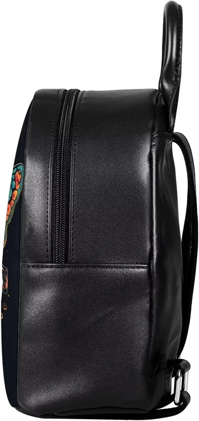 Womens Fashion Backpack Handbags with Front Pocket Artistic Simple Butterfly Mini School Backpack Purse for Kids Protable Travel Bags Dustproof Shoulder Bookbags