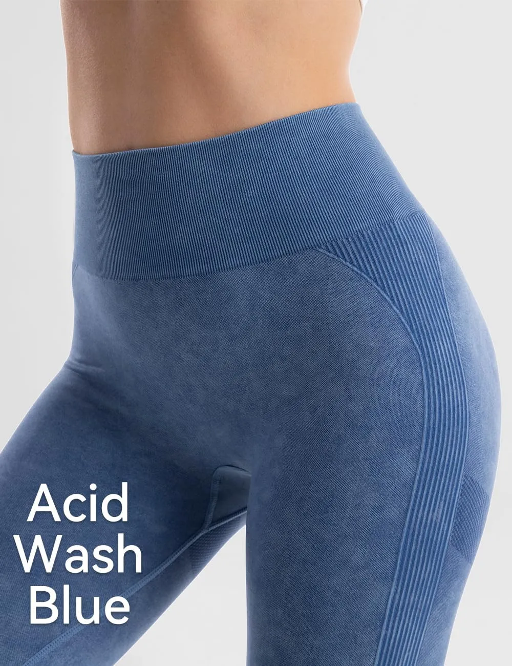 Women's High Waist Workout Legging Seamless Scrunch Active Pants