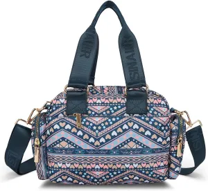 Women's Mini Gym Bag - Fashionable and Cute Sports Bag, Small Duffel Crossbody Gym Handbag for Travel/Hiking