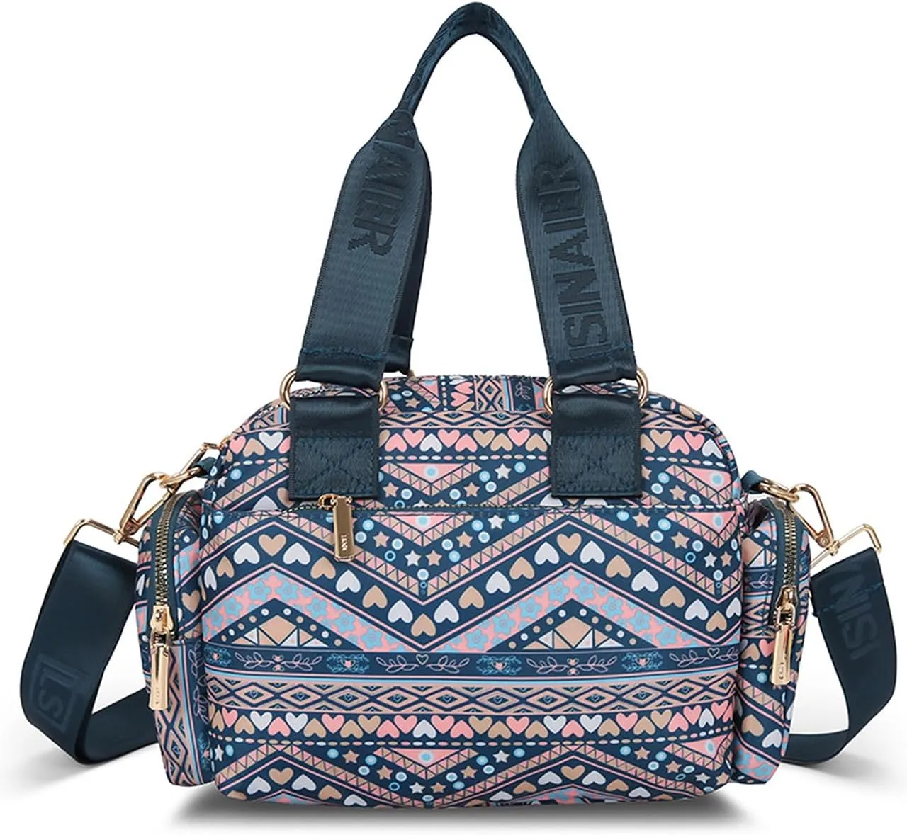 Women's Mini Gym Bag - Fashionable and Cute Sports Bag, Small Duffel Crossbody Gym Handbag for Travel/Hiking