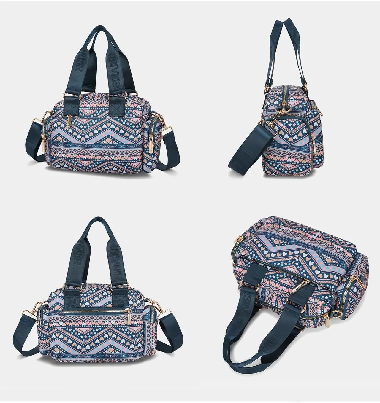 Women's Mini Gym Bag - Fashionable and Cute Sports Bag, Small Duffel Crossbody Gym Handbag for Travel/Hiking