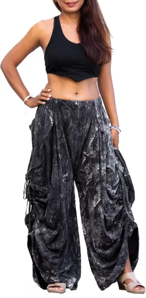 Women's Palazzo Pants Wide Leg Lounge Convertible Maxi Skirt with Pockets Casual Comfy Trouser
