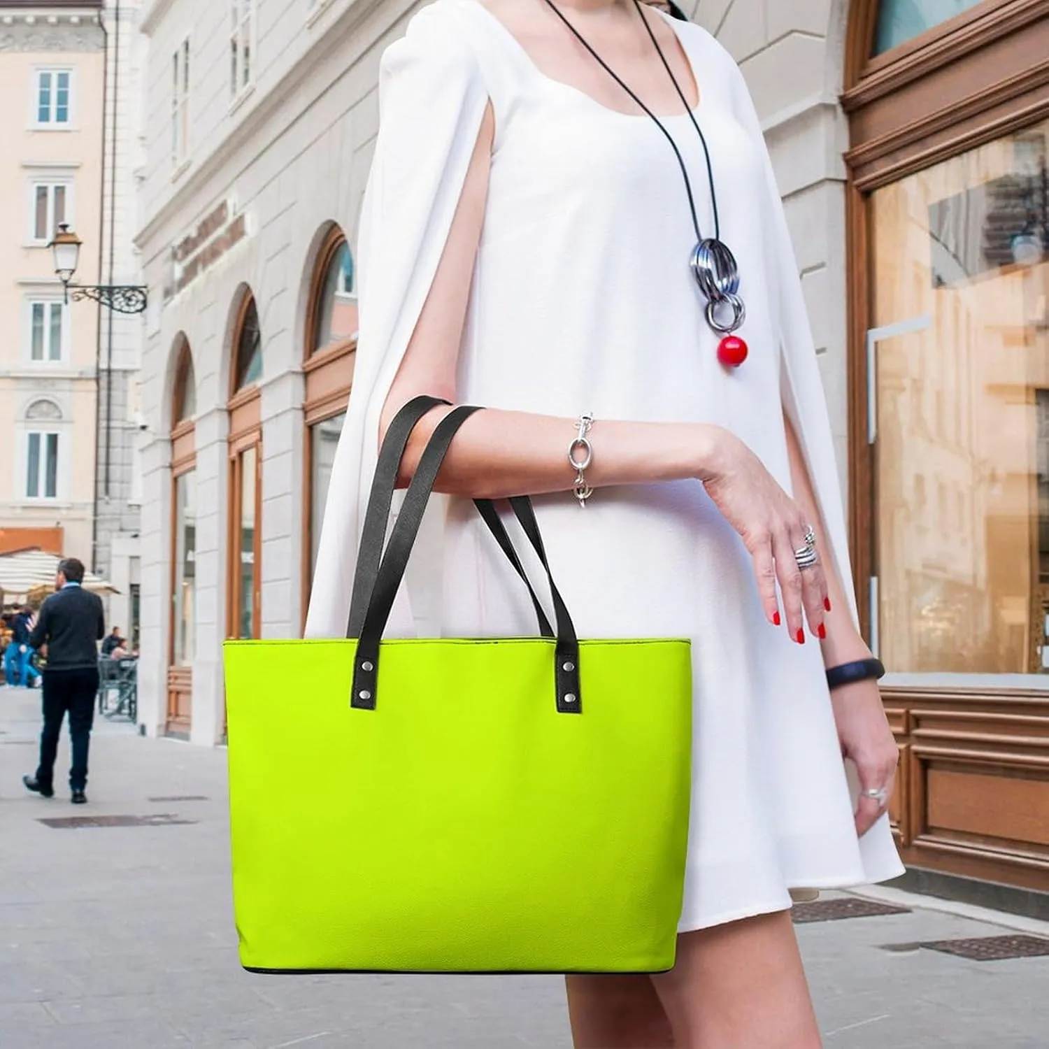 Women's Stylish Crossbody Bag PU Leather Shoulder Purse With Adjustable Strap