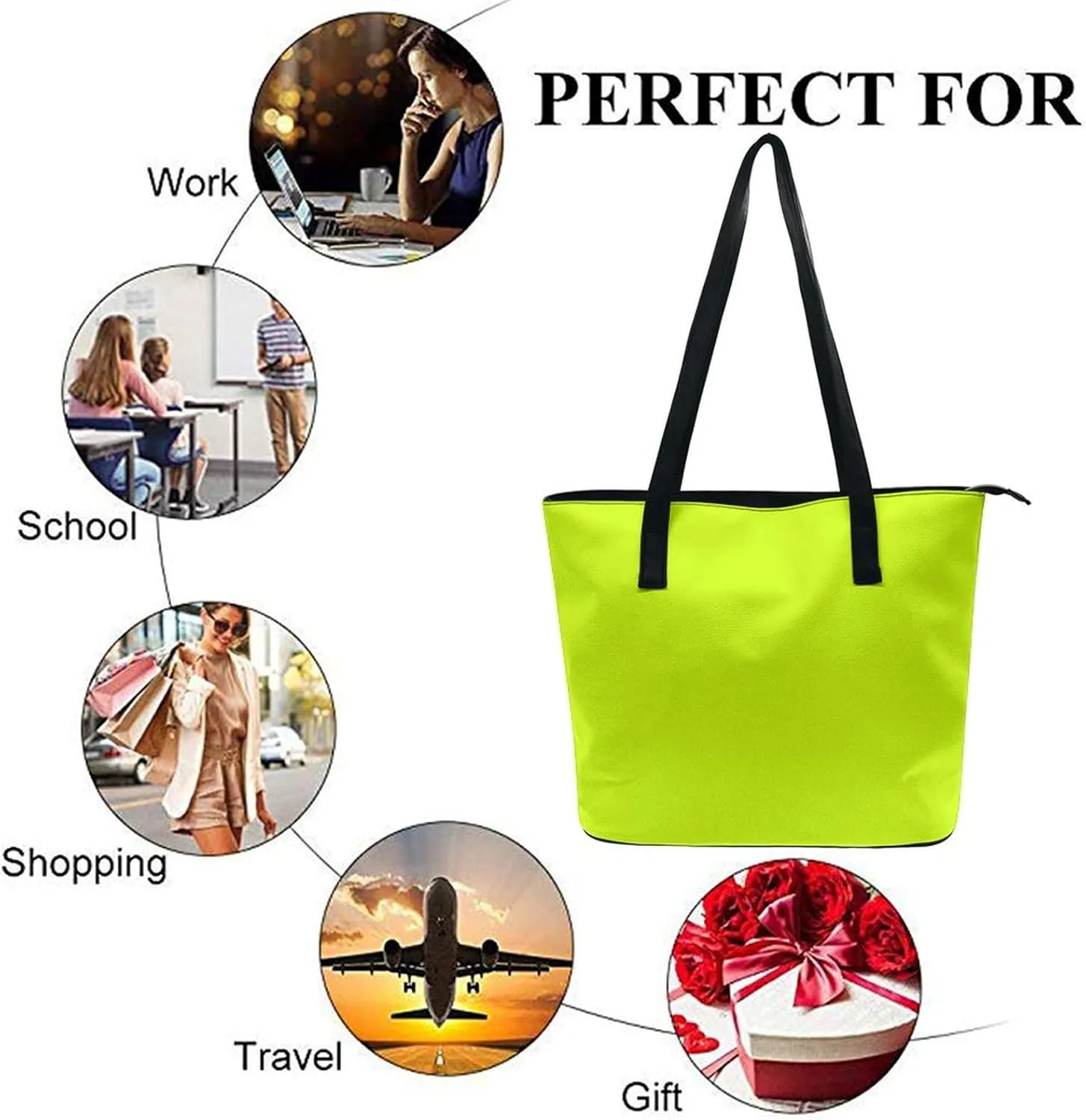Women's Stylish Crossbody Bag PU Leather Shoulder Purse With Adjustable Strap