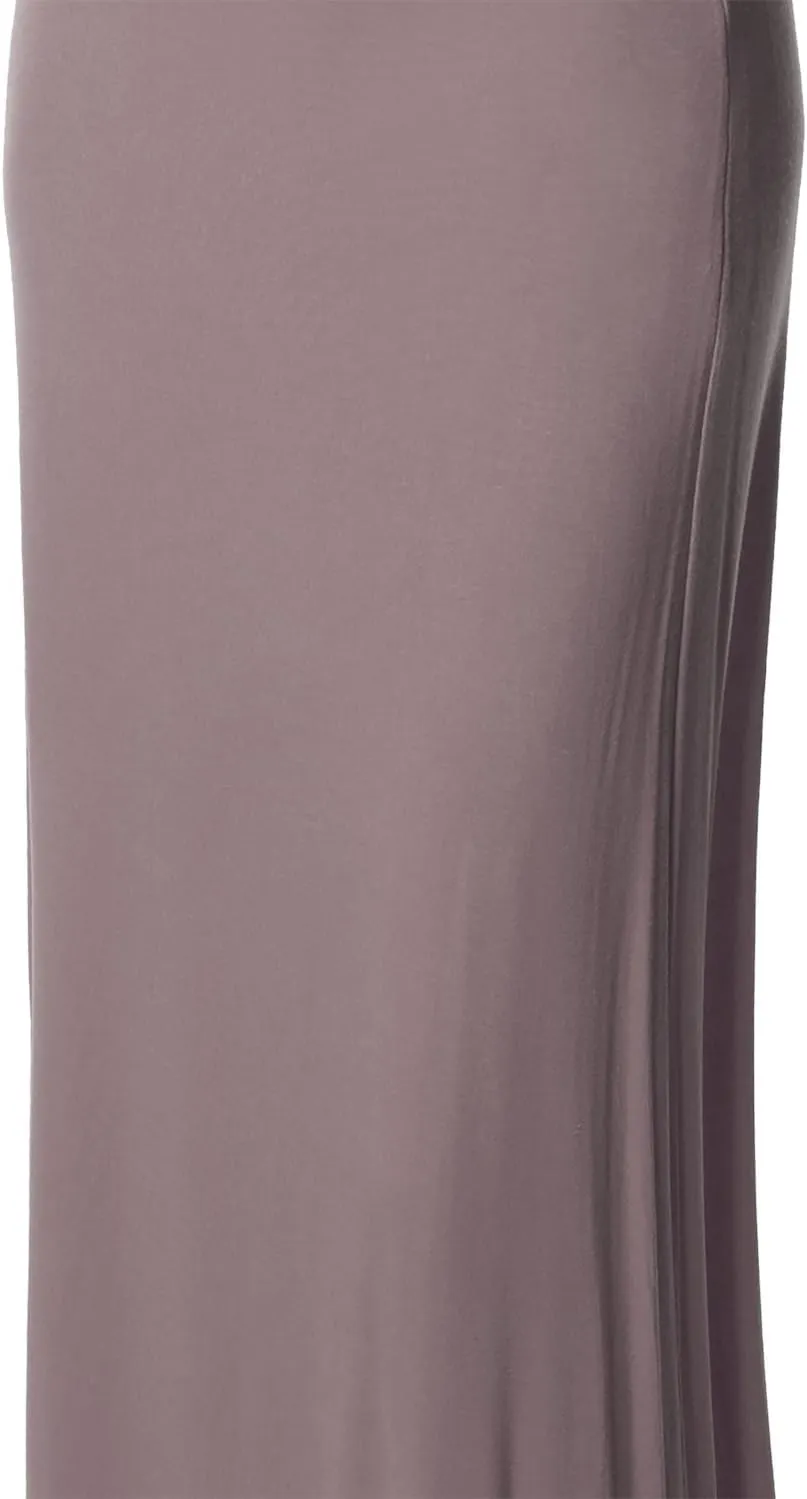 Women's Stylish Fold Over Flare Long Maxi Skirt