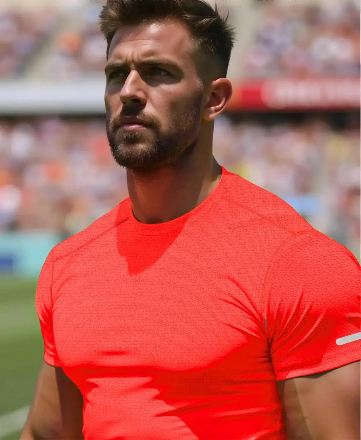 Workout Shirts Men Moisture Wicking T-Shirt Quick Dry Running Short Sleeve Gym Performance Active Tee Athletic Fit