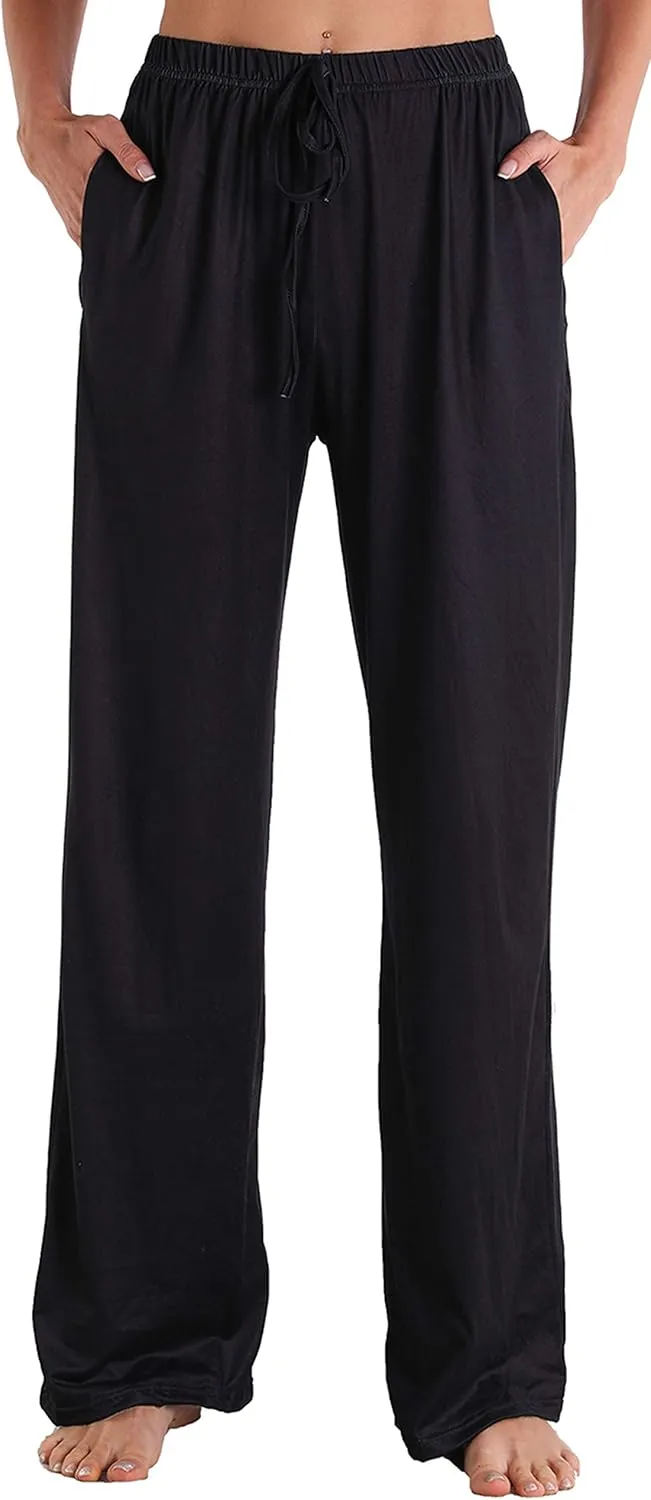 X-Image Women Comfy Casual Pajama Pants with Pockets & Drawstring